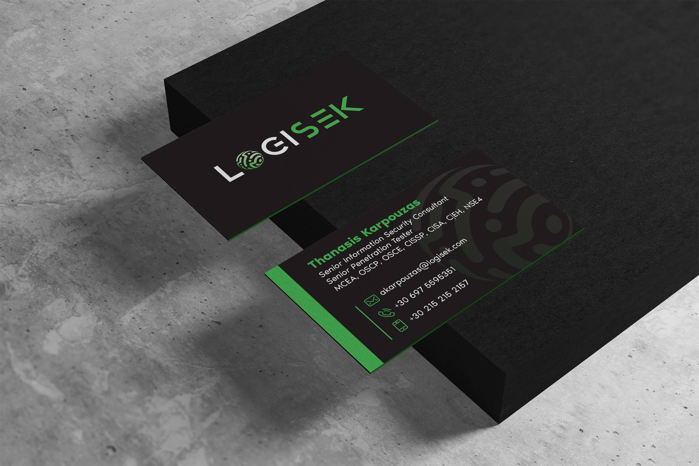 Logisek Corporate Id -Website Γραφίστας Σπύρος Ηλιόπουλος