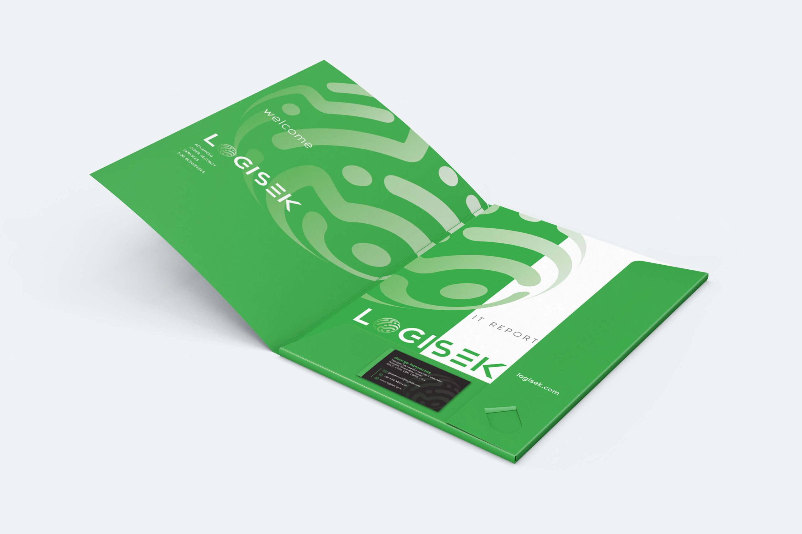 Logisek Corporate Id -Website Γραφίστας Σπύρος Ηλιόπουλος